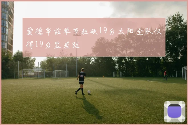 爱德华兹单节狂砍19分太阳全队仅得19分显差距